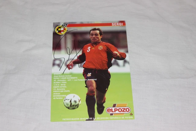 Photo Format Poster De Julen Guerrero (Espagne) - Avec Signature - Excellent état