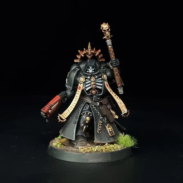 Primaris Chaplain – Space Marine – Warhammer 40k – Games Workshop – Assemblé/Peint
