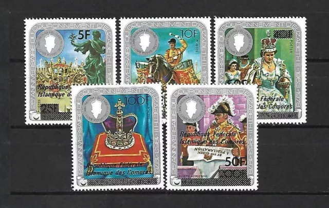 COMORES. Año: 1979. Tema: 25º ANIV. DE LA CORONACION DE ISABEL II.