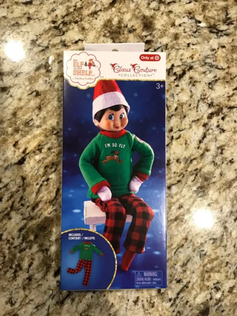 Elf on the Shelf Claus Couture I'm So Fly PJs Pajamas 2 Pieces Clothes Outfit