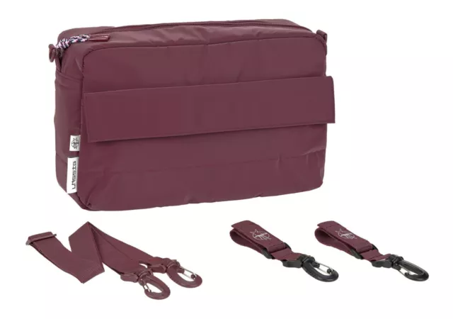 Lässig Casual Buggy Organizer Bag Wickeltasche Tasche Deep Red weinrot Neu