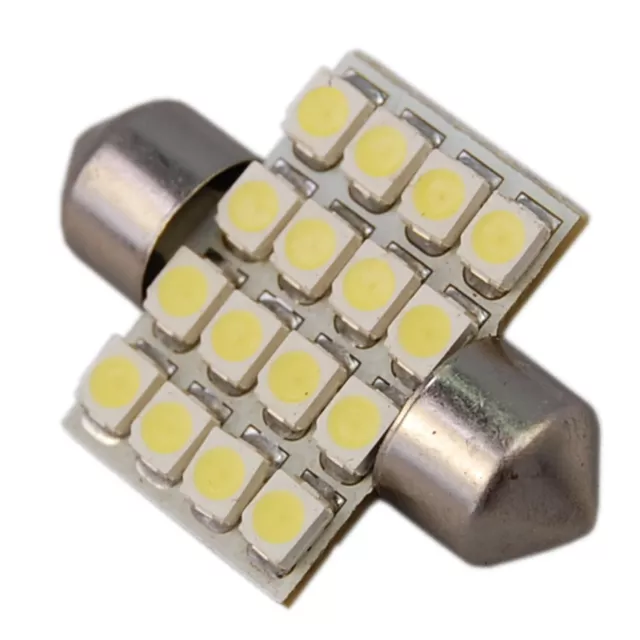 31mm Festoon 16 Leds SMD Bombilla para # 211 212 214-2 560 569 578 3175 6413 3