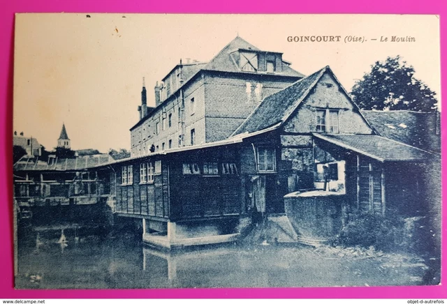 Cpa Goincourt Moulin 1934 Carte Postale 60 Oise Proche Beauvais Saint Paul