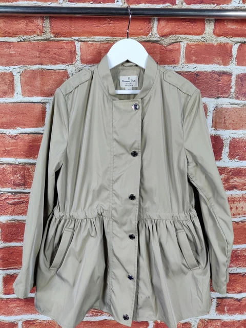 GIRLS MASSIMO DUTTI Beige Lightweight Coat Jacket Mac Age 9 10 Years Kids 140Cm 14.79 PicClick UK