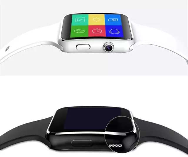 Orologio Intelligente Bluetooth Smart Watch X6 Per Android fotocamera Bianco
