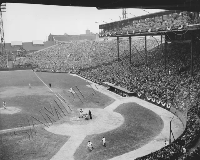 Cleveland Indians 1948 Vs Boston Braves World Series G1 8X10 Photo