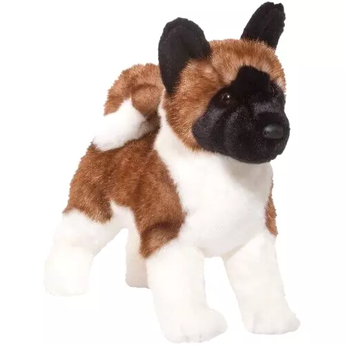 ✿ New DOUGLAS CUDDLE TOY Stuffed Soft Plush Dog AKITA Japanese Puppy Plushie