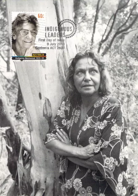 S2374 Australia 2013 Indigenous Leaders Aust Post Maxicard postcard