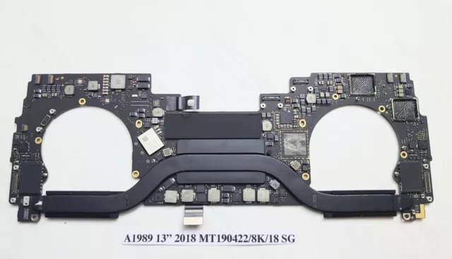 Apple Macbook Pro 13" A1989 2018/19 Logic Board 820-00850-A Missing parts Faulty