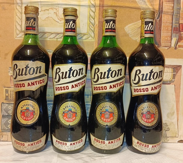 1x Aperitivo Rosso Antico Buton 1lt 17%  Anni 60