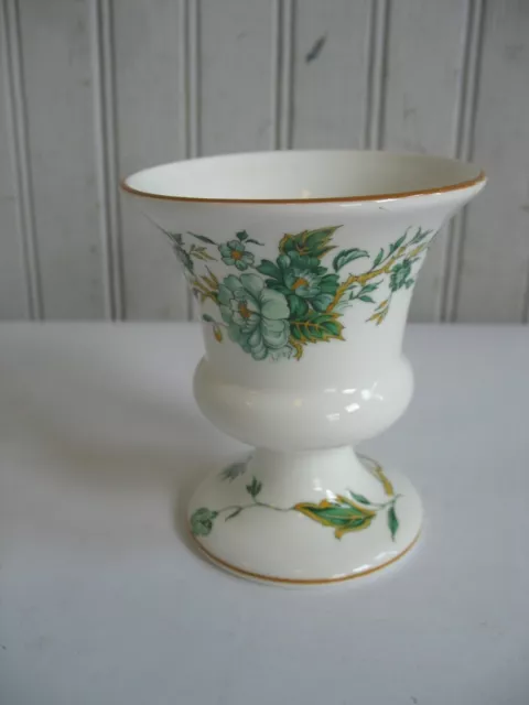 Vintage Crown Staffordshire Knochenporzellan KOWLOON 3 3/4" Posy Pot Vase Urne England 4