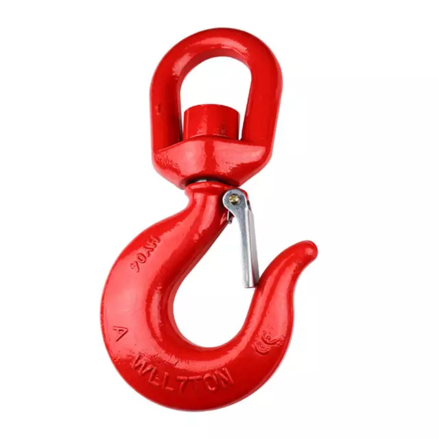 3 Tons Swivel Hook Universal Grade 80 Crane Swivel Hook Heavy Duty Swivel Eye Sl