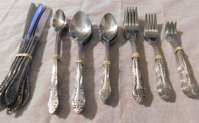 Korea Rogers Stainless FLATWARE Set - 55 pieces
