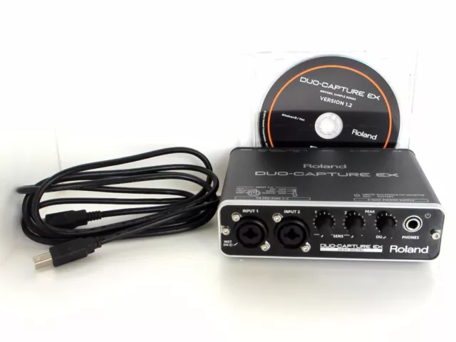 Roland Duo Capture EX UA-22 USB Audio/MIDI Interface W/FireWire UA22 *0620