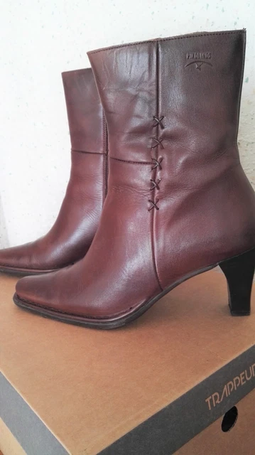 PIKOLINOS  Bottines  en Cuir Marron   Pointure 36  Vintage  vers 95/00  TBÉ