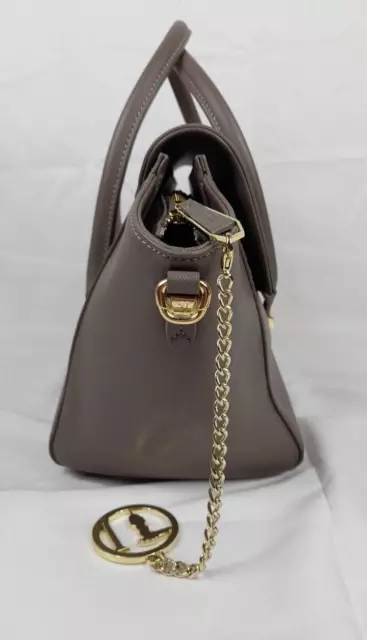 Borsa cartella Trussardi Jeans Donna elegante grigio Nuova con cartellino