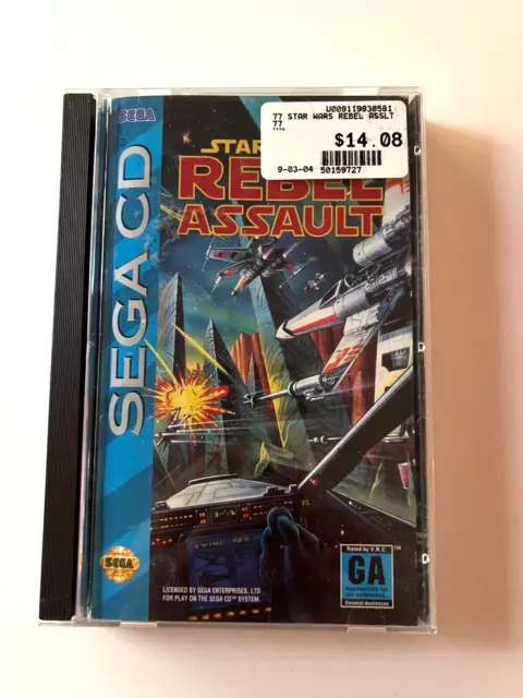 Sega-Cd - Star Wars: Rebel Assault (US) Complete SEGA CD Mega cd
