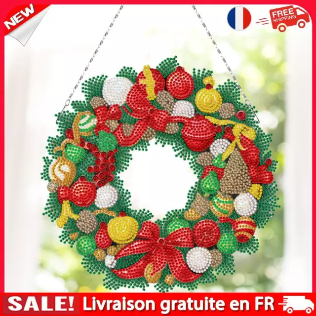 Special Shaped Crystal Painting Wreath Kit DIY Full Drill Garland (#11)