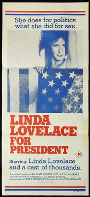 LINDA LOVELACE FOR PRESIDENT Original Daybill Movie Poster