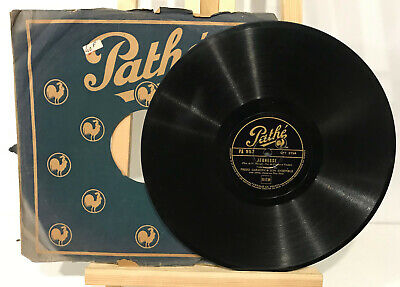 VINTAGE DISQUE A  AIGUILLE SAPHIR GRAMOPHONE "PATHE" PA1288 ALIBERT ET CHOEURS 