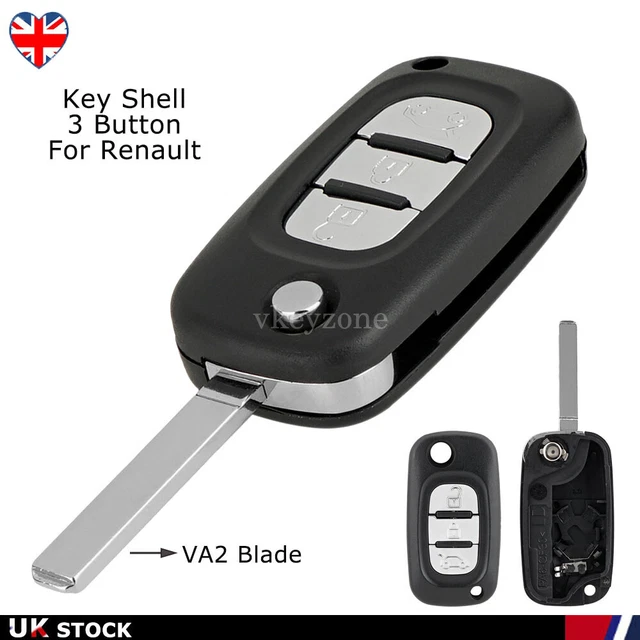 SPARE AND LOST KEY RENAULT CLIO/KANGOO III 2 BUTTONS LASER KEY REMOTE PCF7947 ID46 433 Mhz ASK SPARE AND LOST KEY RENAULT CLIO/KANGOO III 2 BUTTONS LASER KEY REMOTE PCF7947 ID46 433 Mhz ASK