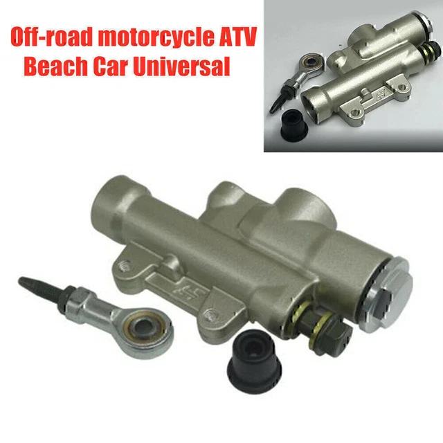 Motorcycle Dirt Bikes ATV Rear Foot Hydraulic Clutch Master Cylinder Brake Pump
