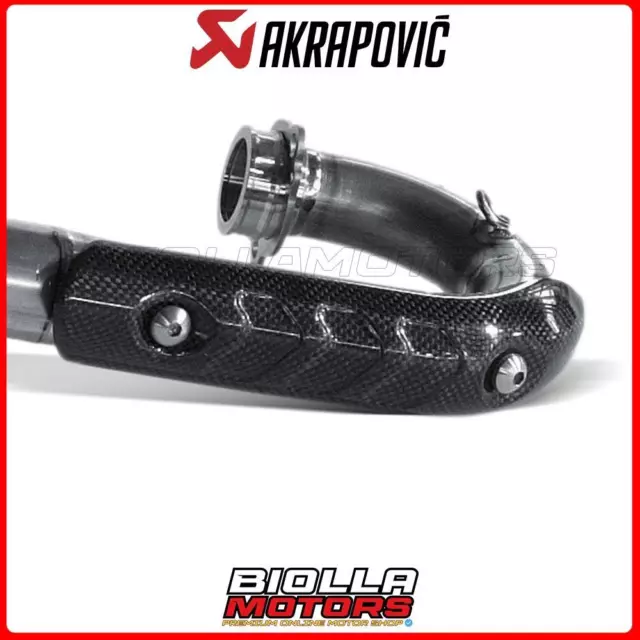 PARACALORE AKRAPOVIC Kawasaki KX 250 F 2007 CARBONIO P-HSK2M1