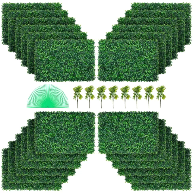 Dracaena Rosa Orchidee Kunsthecke – 4 Paneele 50x50cm, UV-beständig, Für Innen & Außen