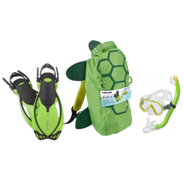 Open Box Mares Kids Sea Pals Character Set - Lime, Size Small/9-13