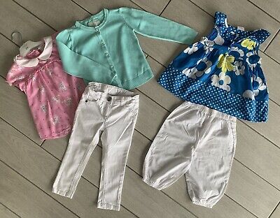 2 x Next Girl's Outfits - Tops * Trousers * Jeans * Cardigan - Size 3-4 Years