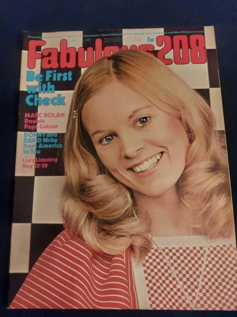 Vintage FABULOUS 208 Magazine 26 MAY 1973 Marc Bolan Cassidy Osmonds Essex 138A