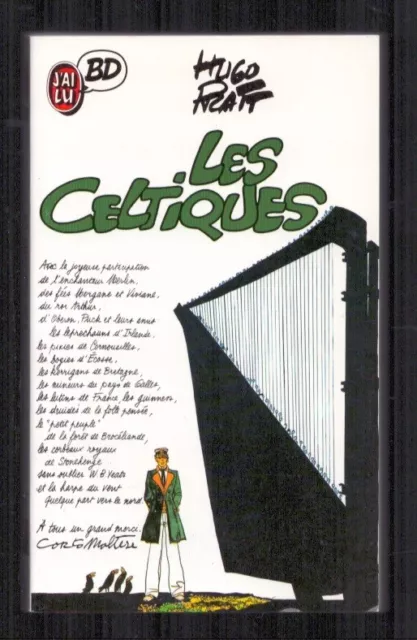 Pratt . Corto Maltese . Les Celtiques . J'ai Lu Bd N°174 . 1990 .