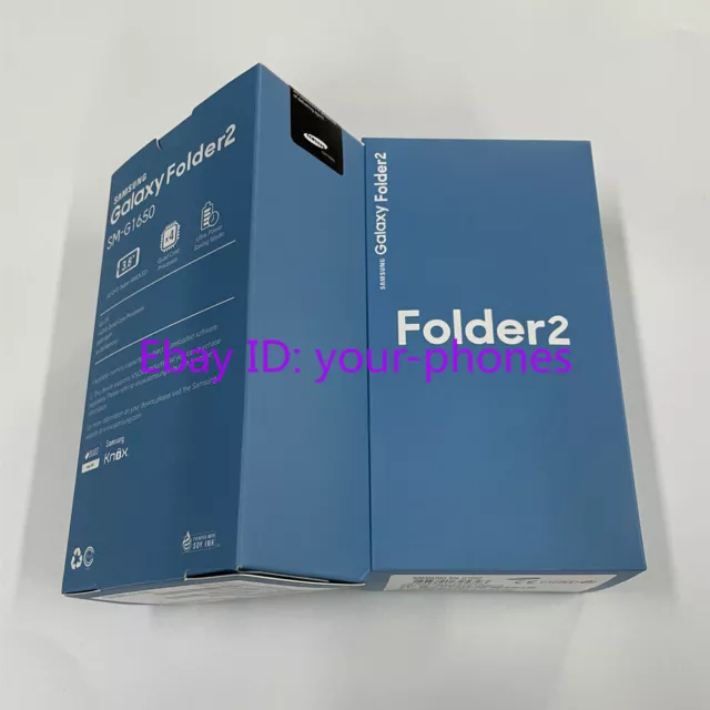 Samsung Galaxy Folder2 SM-G1650 Dual SIM Flip Unlocked SmartPhone - New Unopened