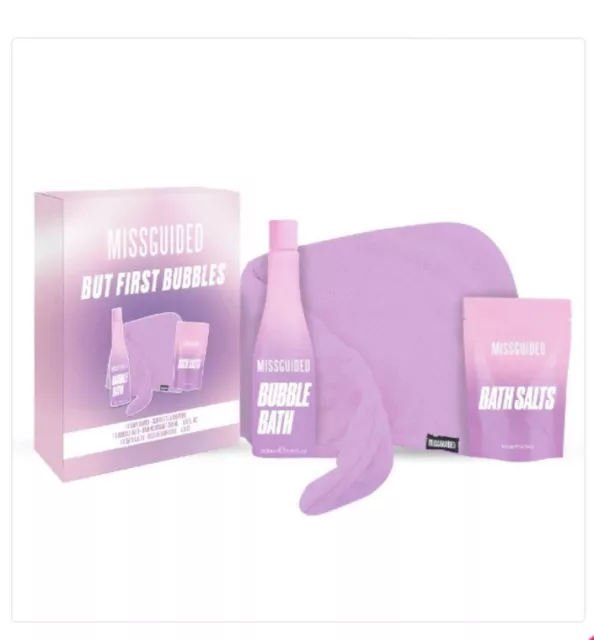 Missguided TLC Bubbles Bath & Body Gift Set For Her Xmas Birthday New Year Gift