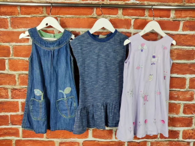 Girls Bundle Age 3-4 Years 100% Next Summer Dress Set Denim Fairy Striped 104Cm