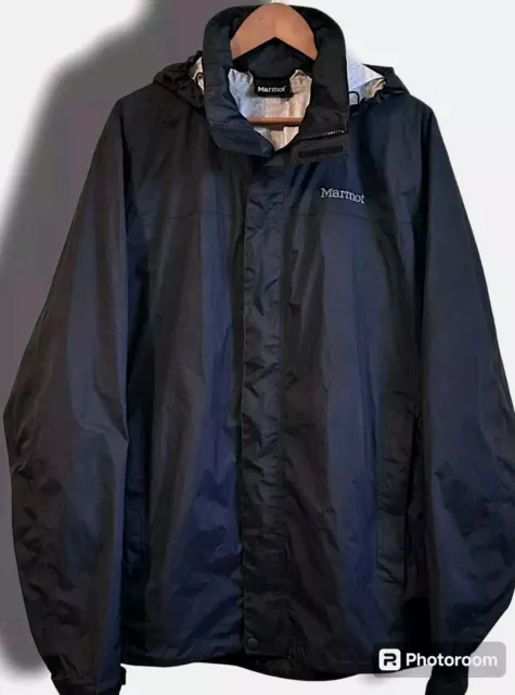 MARMOT RAIN COAT Men's XL BLACK Style# 41500 PreCip Eco Jacket Nylon ...