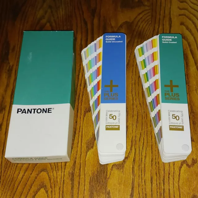 PANTONE 2013 Plus Series color FORMULA GUIDE coated & uncoated guides with box