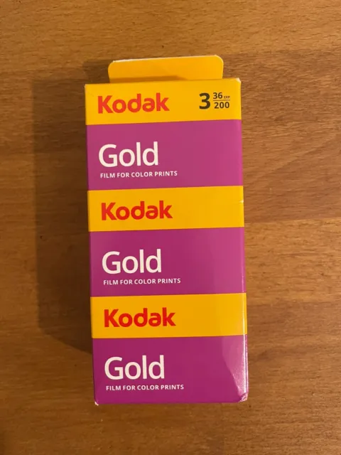 Kodak Gold 200 ISO 3 Pack 35mm Película a color Película a color 12/2025