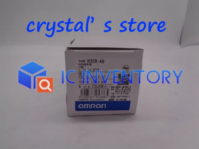 1PCS NEW IN BOX OMRON H3CR-A8 ( H3CRA8 ) 100-240VAC NIB Fast Ship