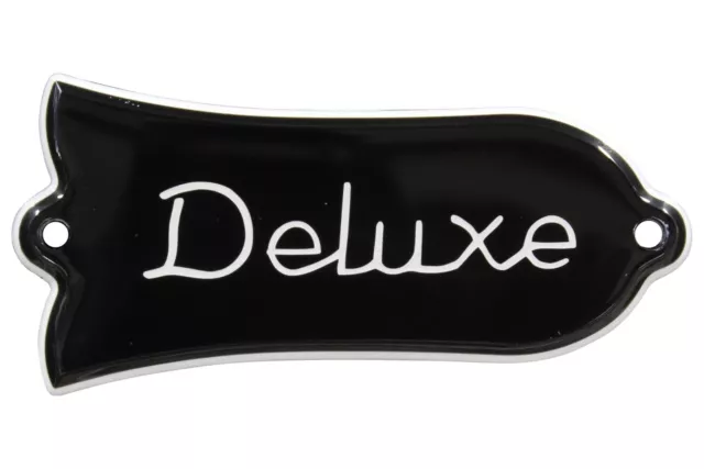 Housse de tige en treillis gravée « Deluxe » pour guitares Gibson Les Paul 2 plis B/W