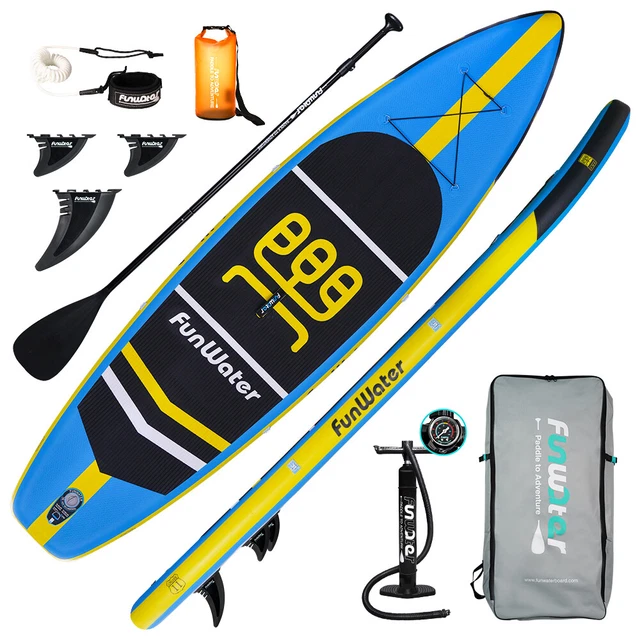 FUNWATER SUP BOARD aufblasbar Stand Up Paddle Set Surfboard Paddling