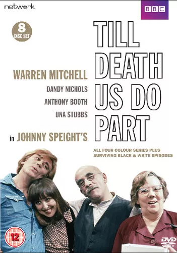 Till Death Us Do Part DVD (2016) Warren Mitchell cert 12 8 discs ***NEW***