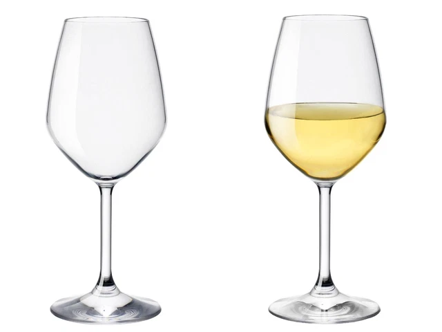 Confezione 2 Calici In Vetro Restaurant Vino bianco cl 44 Trasparente Bormioli