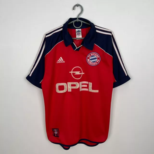 Bayern Munich 1999 2000 2001 Home Football Shirt Adidas Jersey Size S