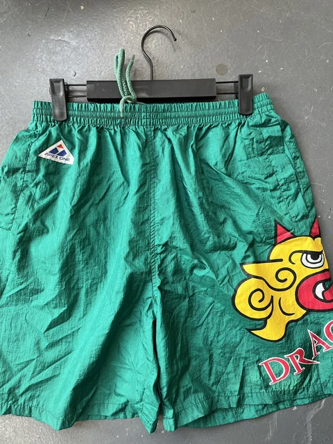 Vintage WLAF Barcelona Dragons  Apex 1 nylon shorts M NFL football international