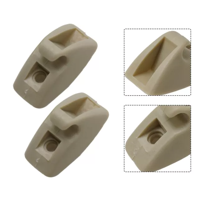 2x Halterung Für Sonnenblende Clip Retainer Hanger MK1 Beige ,191857559 Teile