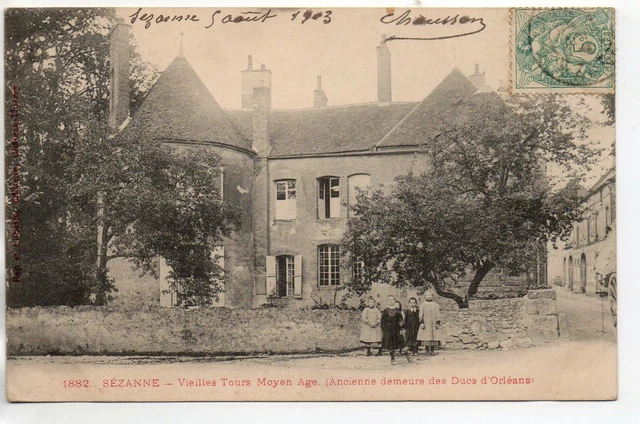 SEZANNE - Marne - CPA 51 - the former residence of the Dukes of Orléans 2