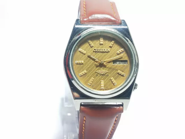Vintage Citizen  Mechanical Automatic Movement Day Date Dial Mens Watch G151