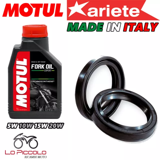 Revisione Forcella Paraoli + 1L Olio Motul Gilera Kz Kk Paioli 125 1986 -> 1989