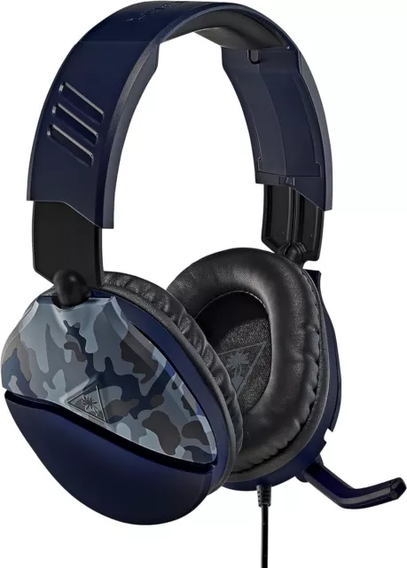 TURTLE BEACH Recon 70, Over-ear Gaming Headset Camouflage/Blau